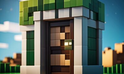 How to Make a Door in Minecraft PC - Crafting in the Game