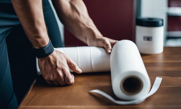 How to Athletic Tape an Ankle - Techniques for Sports Injury Prevention