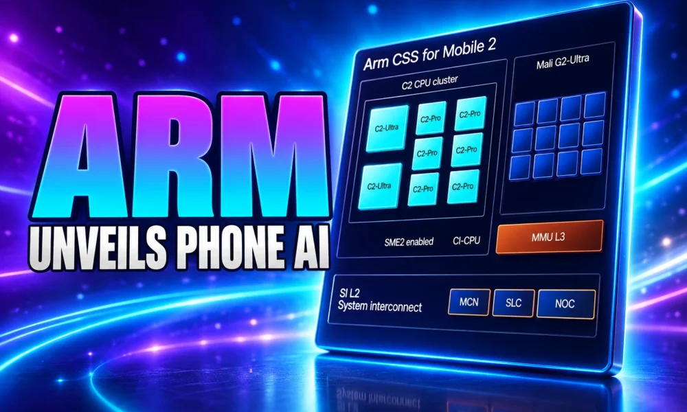 Arm unveils phone AI compute subsystem Shanghai