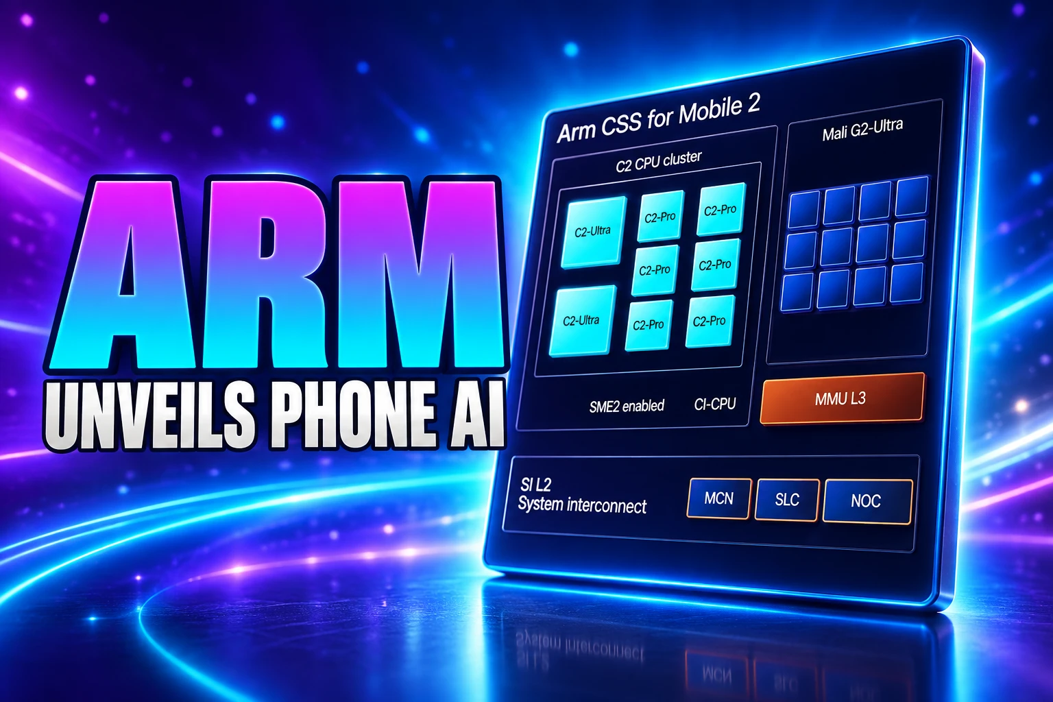 Arm unveils phone AI compute subsystem Shanghai