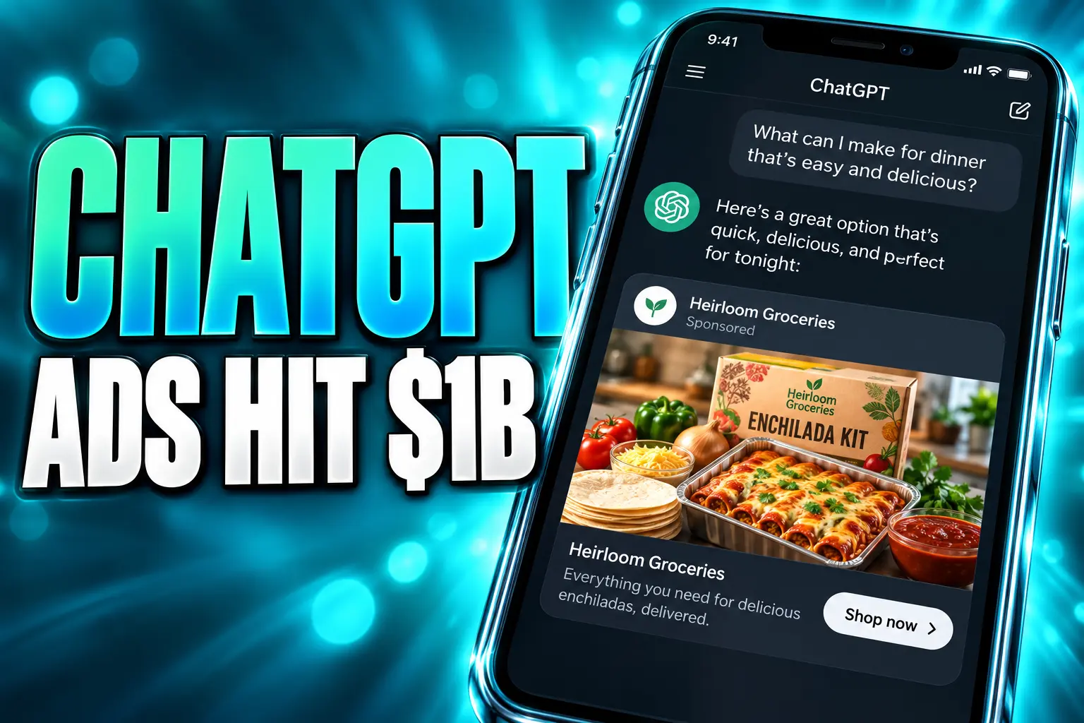 ChatGPT ads hit $1 billion run rate OpenAI