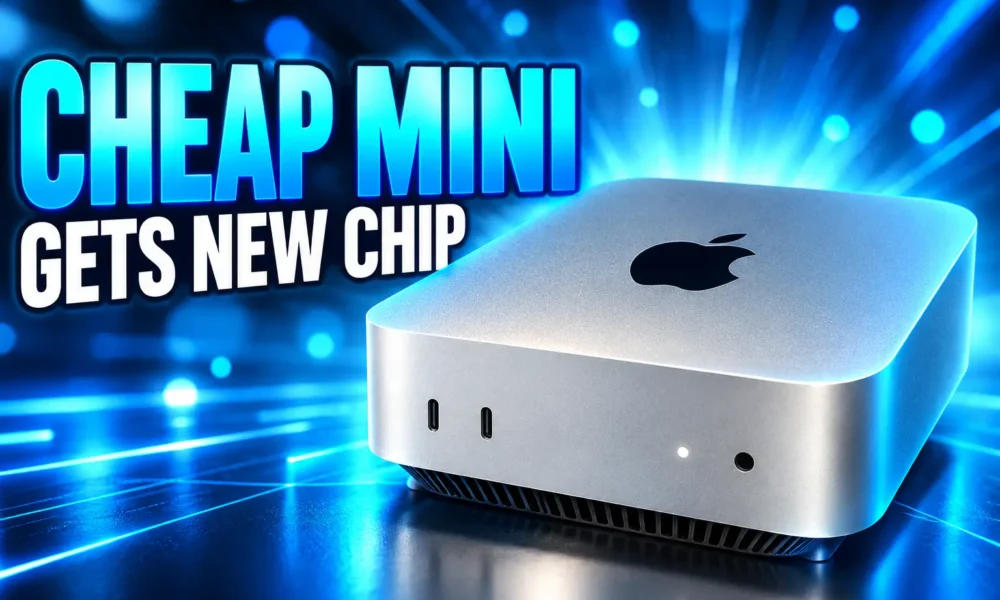 cheapest Mac mini gets newest 2nm chip India