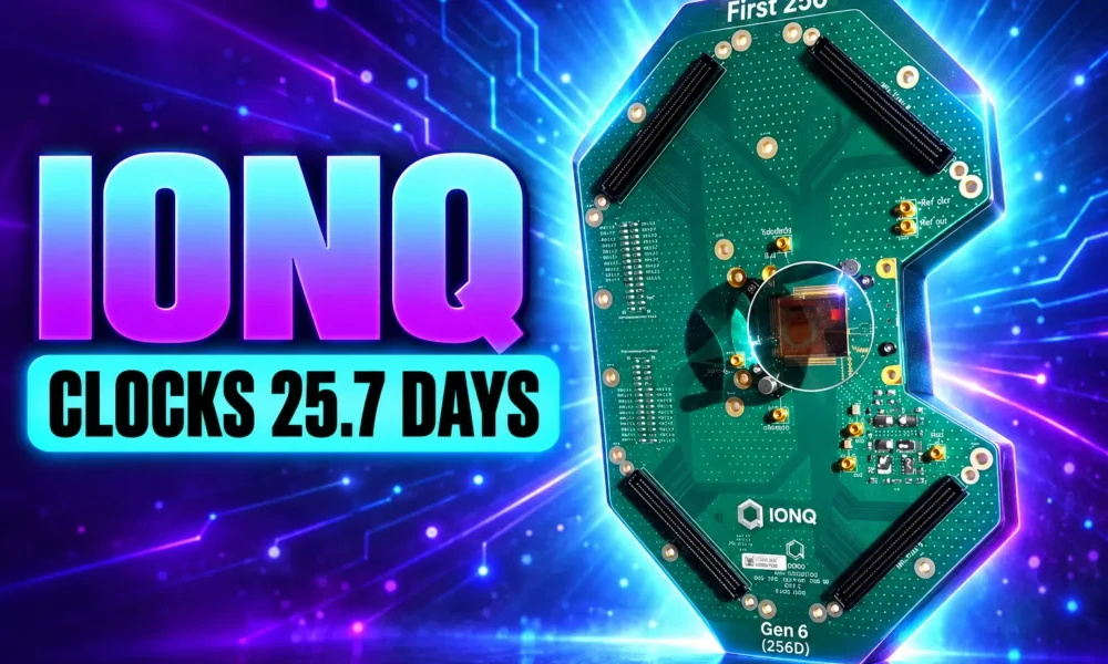IonQ 25.7-day Bitcoin curve Shor estimate