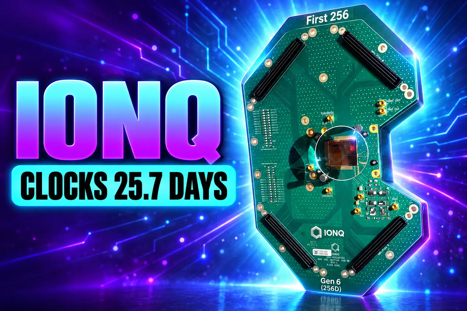 IonQ 25.7-day Bitcoin curve Shor estimate