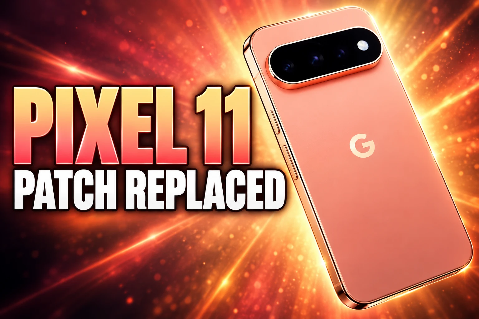 Pixel 11 September software update B1 build