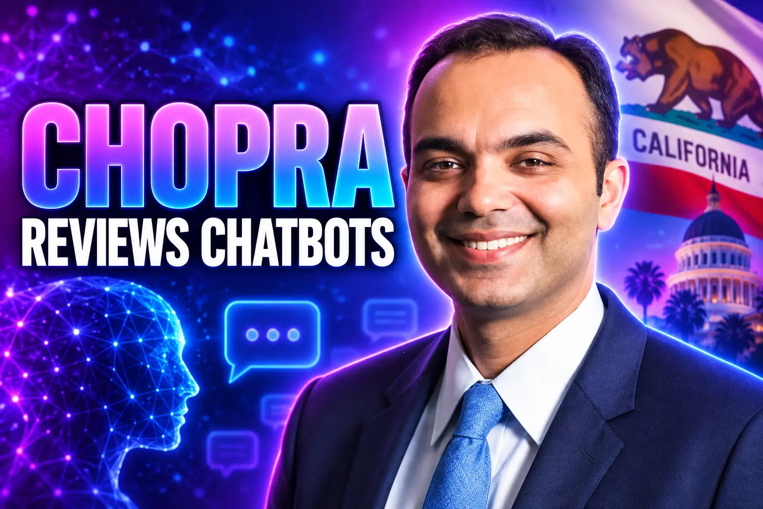 Rohit Chopra BCSA AI chatbot licensing scrutiny California