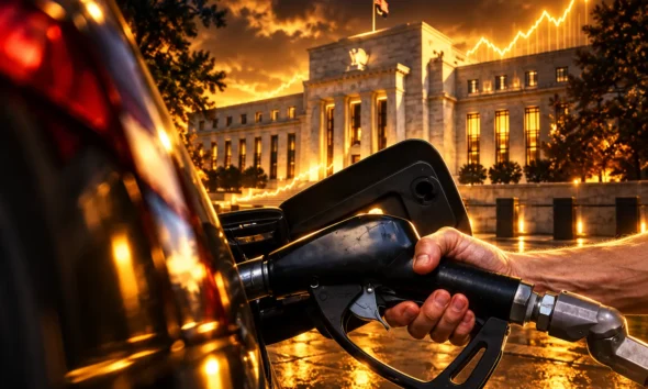 August gasoline 3.9 percent prices Fed hike