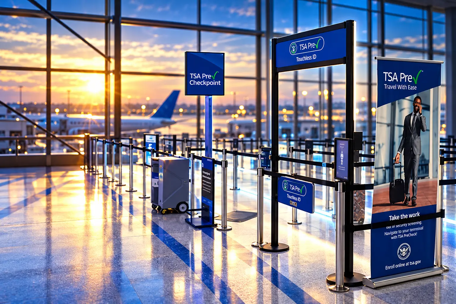 TSA Gateside PreCheck non-ticketed airport gate access