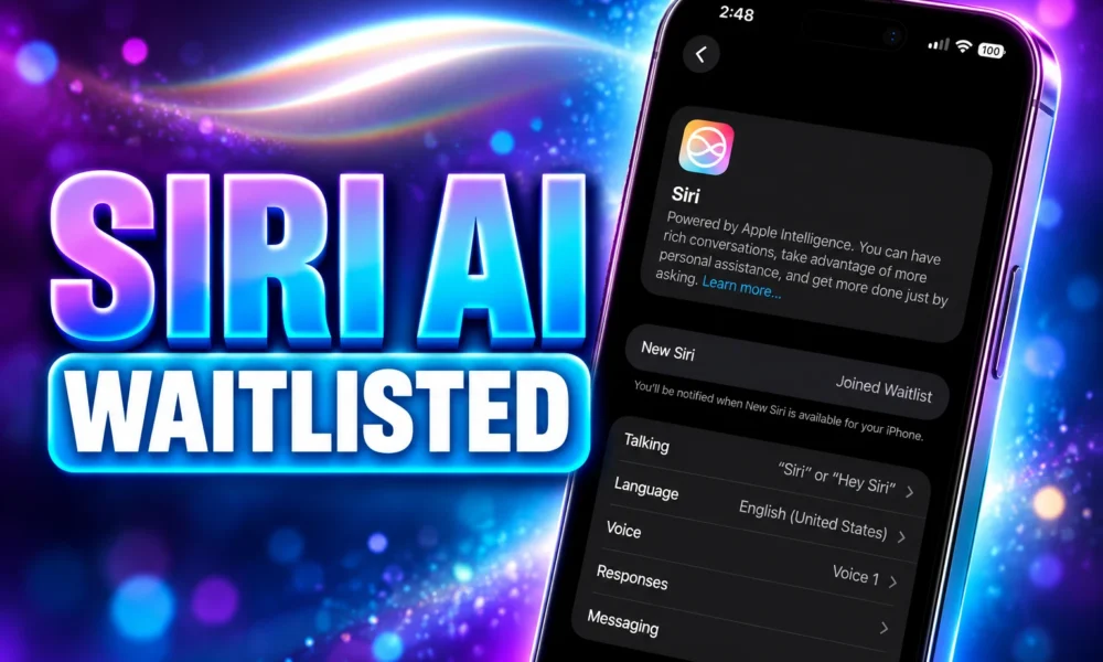 Siri AI iOS 27 waitlist and usage limits