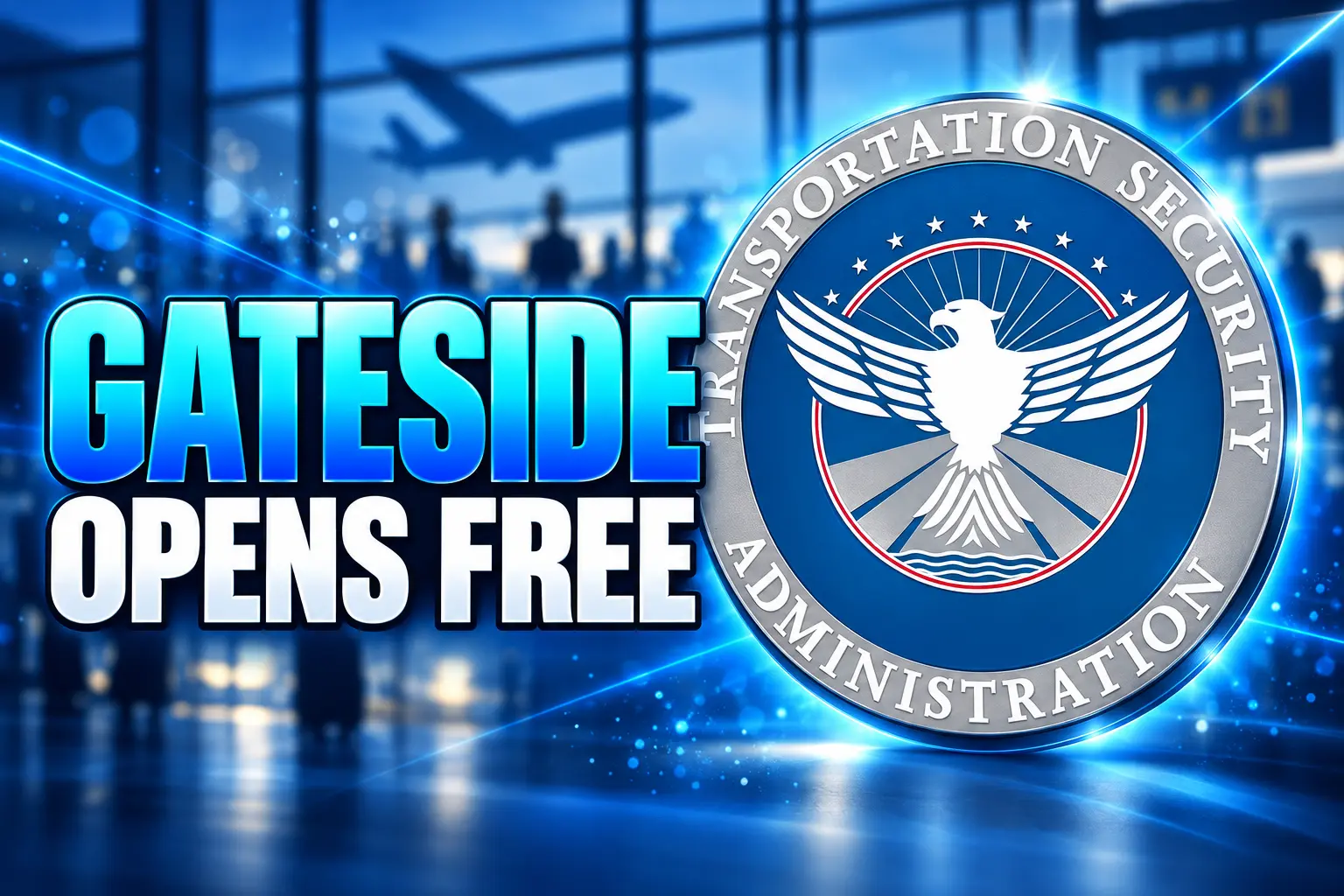 TSA Gateside PreCheck non-ticketed airport gate access